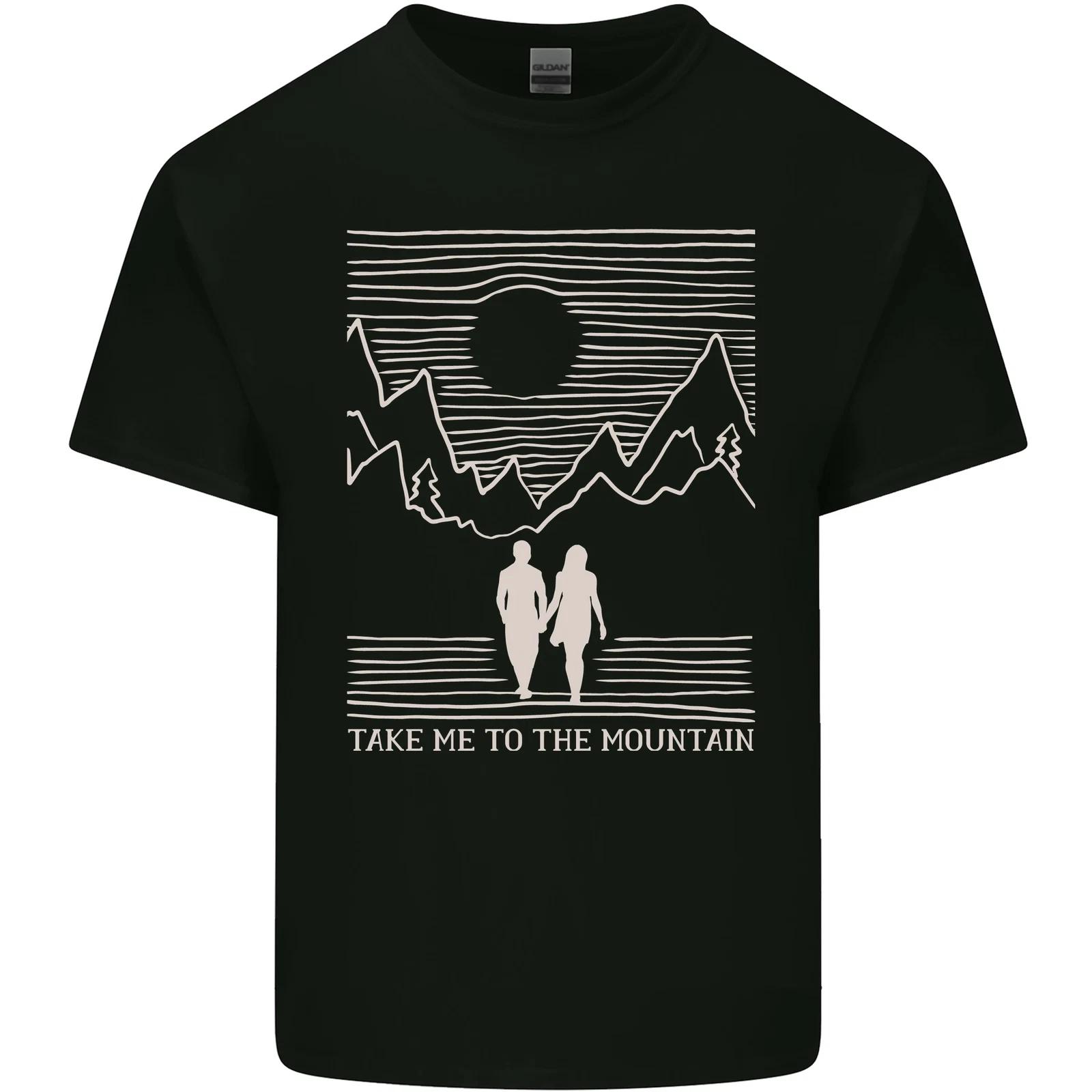 Take Me to the Mountains Trekking Hiking Kids T-Shirt Childrens S