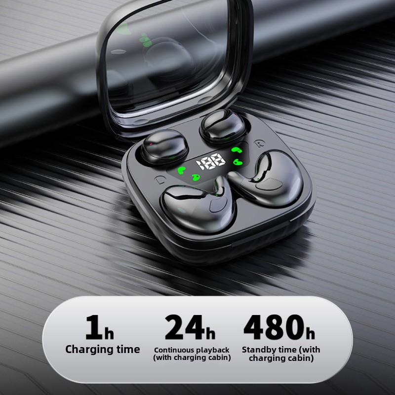 Two Pairs of Headphones Wireless Bluetooth Headphones Sleep Mini Ultra Small Ultra Long Life Male and Female