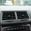 Carbon Fiber Central Air Vent Outlet Trim Cover For Dodge Challenger 2008~2014