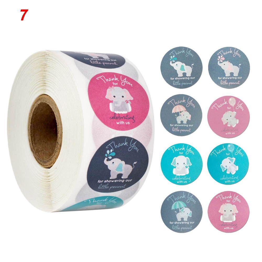 Du Aufkleberrolle Rundes Etikett Dankeschön-Aufkleber Versiegelung Basteln Geschenk Papieraufkleber Selbstklebend