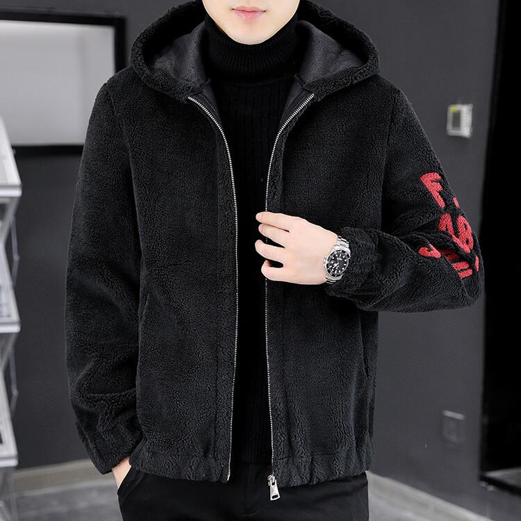 Men's Autumn Fashion Solid Color Casual Jacket - Warm, Long-Sleeved, Suitable for All Ages