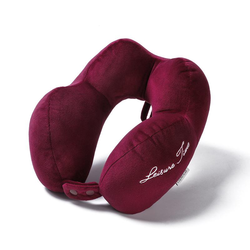 

Camel U-Shaped Embroidered Cervical Pillow - Ideal for Home, Office, Travel, with PP Cotton Filling & Custom Logo