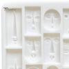 Multi Shape Mold for Creative Desserts Art Face Styling Baking Mold, Multi-grid Flexible Geometric Texture Tray, Chocolate Fondant Decorating