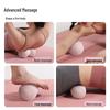 Myofascial Double Massage Ball for Foot, Spine, Muscle Relaxation, and Acupoint Stimulation