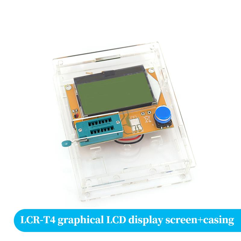 LCR-T4 ESR Meter Transistor Tester Diode Triode Capacitance SCR Inductance New Drop Ship LCD Display Screen
