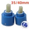 35/40mm Ceramic Disc Cartridge Mixer Faucet Thermostatic Cartridge Faucet Disc Valve PP Plastic Ceramic Cartridges For Mixer