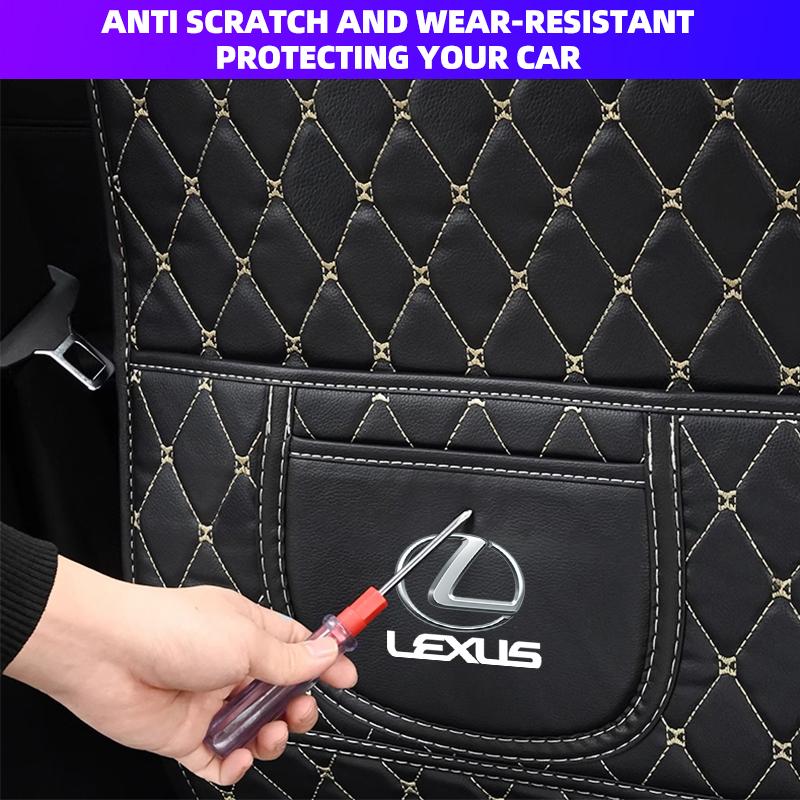 Car Seat Backrest Anti-kick Pad Anti- dirt Scratch Mat Auto Interior Accessories For Lexus F SPORT GX460 Ct200h IS250 ES 220D