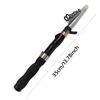 1.3-2.3m Mini Travel Rod Lightweight Compact Design Portable Collapsible Fishing Pole Super Short for Saltwater and Freshwater