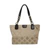 Signature Handbag Nylon Gold Women 20481 Used