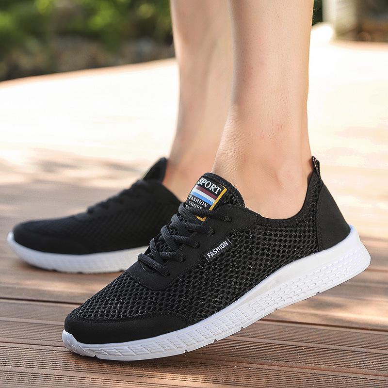 Summer Couple Net Shoes Breathable Extra Large Size Sports Shoes Casual Plus Size Net Face