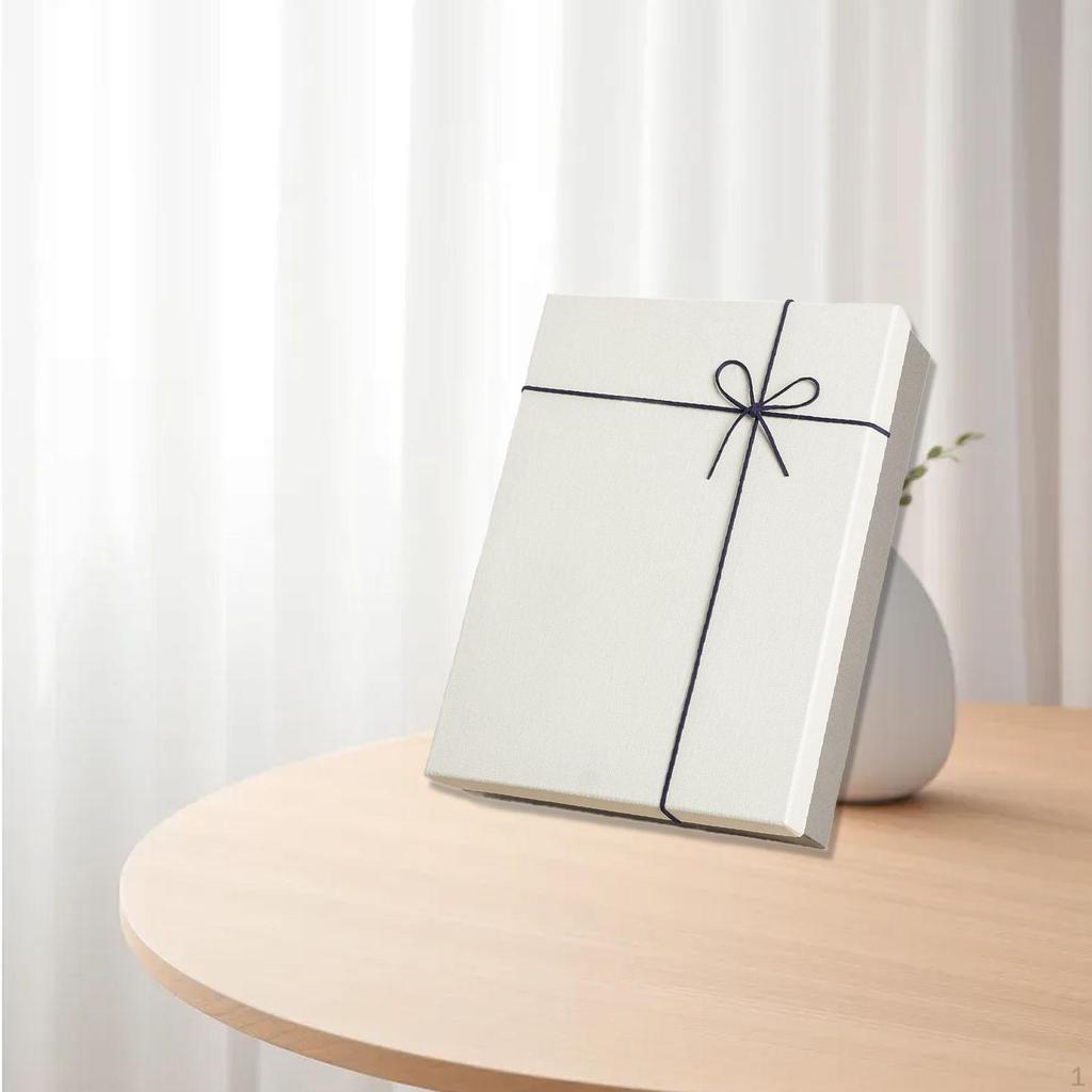 Empty Gift Box Mother's Day Cardboard Creative with Lid Rectangular Packaging for