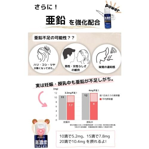 Official MINERALIST [Maternity Food Association Certified] Highly Concentrated Multi-Mineral Supplement with Magnesium and Zinc, Liquid, 50mL, Functio