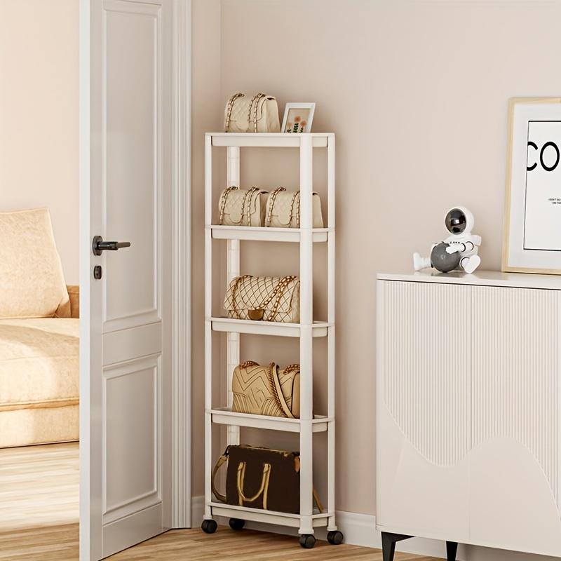 1pc Bag Storage Artifact, Home Bedroom Door Rear Bag Rack, Multi-layer Ultra-thin Storage Cabinet, Large Capacity Door Rear Shelf
