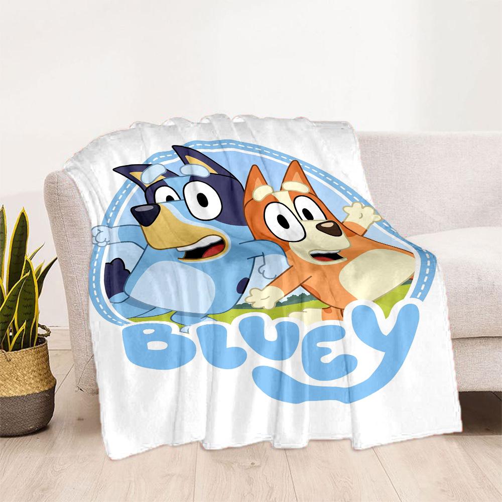 Bluey Bingo Hug Blanket Soft Warm Cozy Perfect for Bedding Couch Livingroom for All Occasions Playful Design Birthday Christmas Gift Blanket