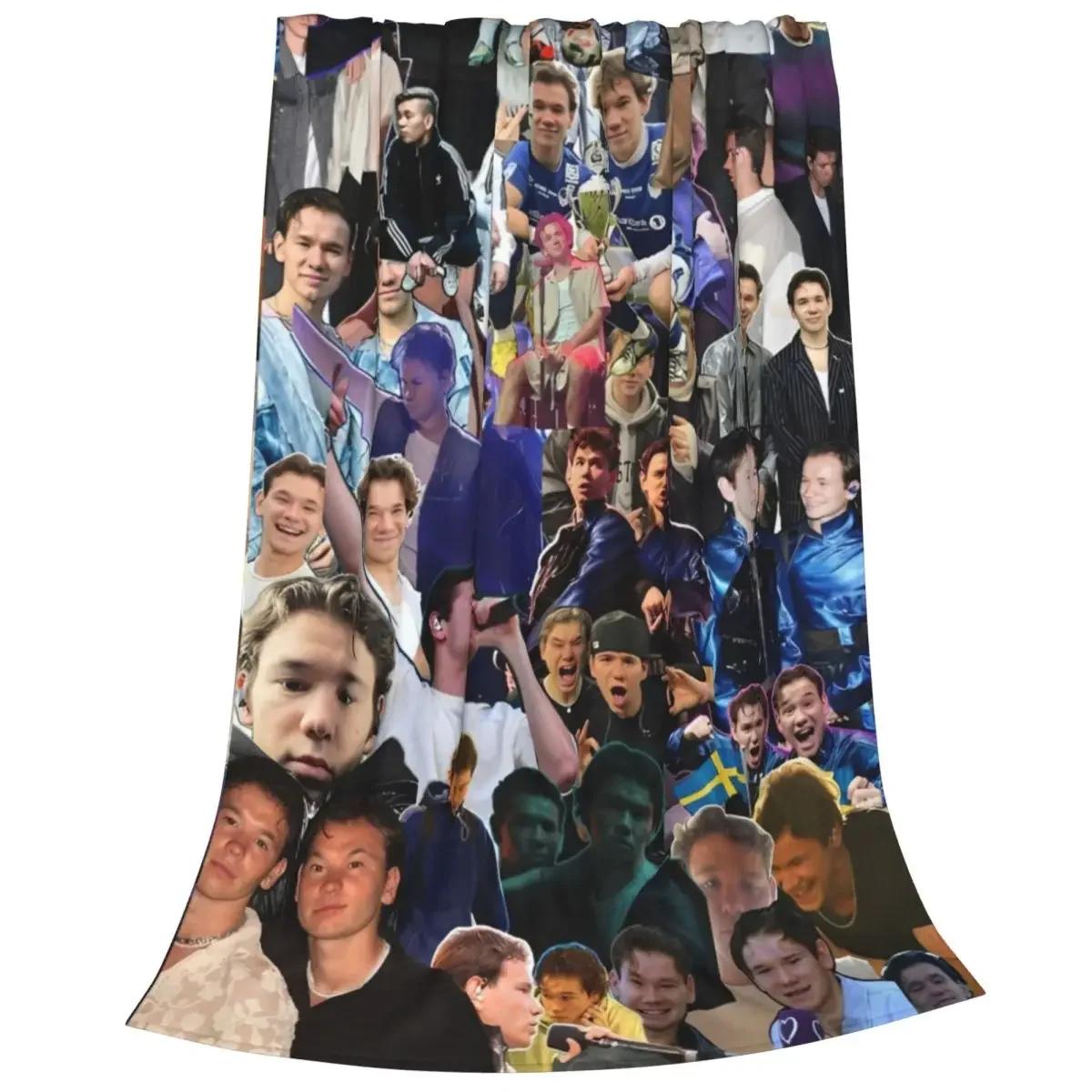 

Marcus And Martinus Twin Boys Blankets Fleece MM Singer Lightweight Thin Throw Blanket for Bedding Couch Bedspread 75x90cm