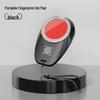 Portable Quick-Drying Red Ink Fingerprint Pad - Safe, Easy To Wipe, Small Size