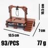 Small Particle Building Block Medieval Ancient Building Accessories, Courtroom Scene Building Assembly Ornament