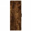 Wall Mounted Cabinet in Smoked Oak Finish 34.5 x 34 x 90 cm Engineered Wood