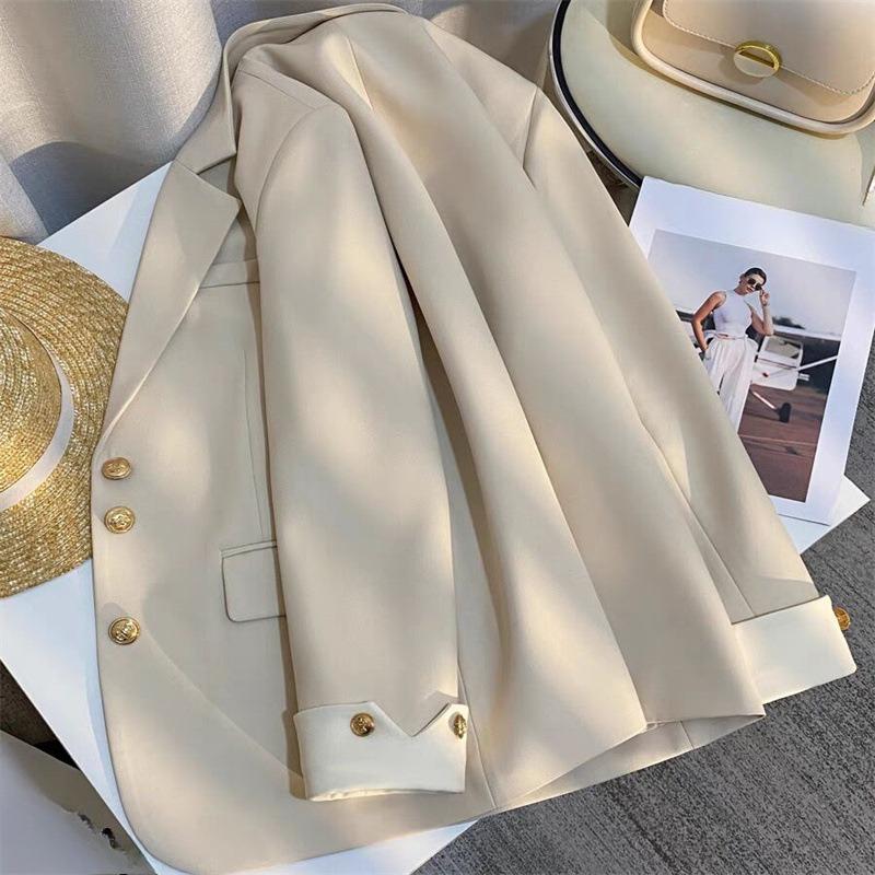 

Женский повседневный костюм пальто весна новый дизайн Sense пальто корейский темперамент дамы маленький костюм многоцветный по желанию 2XL