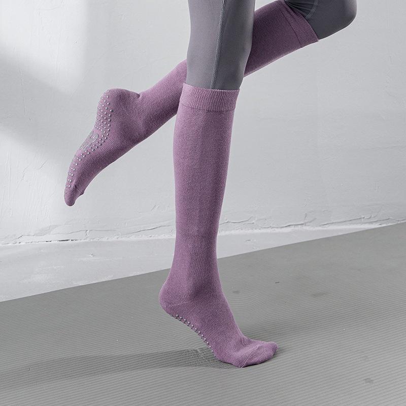 Yoga Pilates Sports Socks Long Sleeve Women's Professional Anti Slip Split Toe Cotton Indoor Outdoor Dance Zumba Home Exercise Gym Fitness