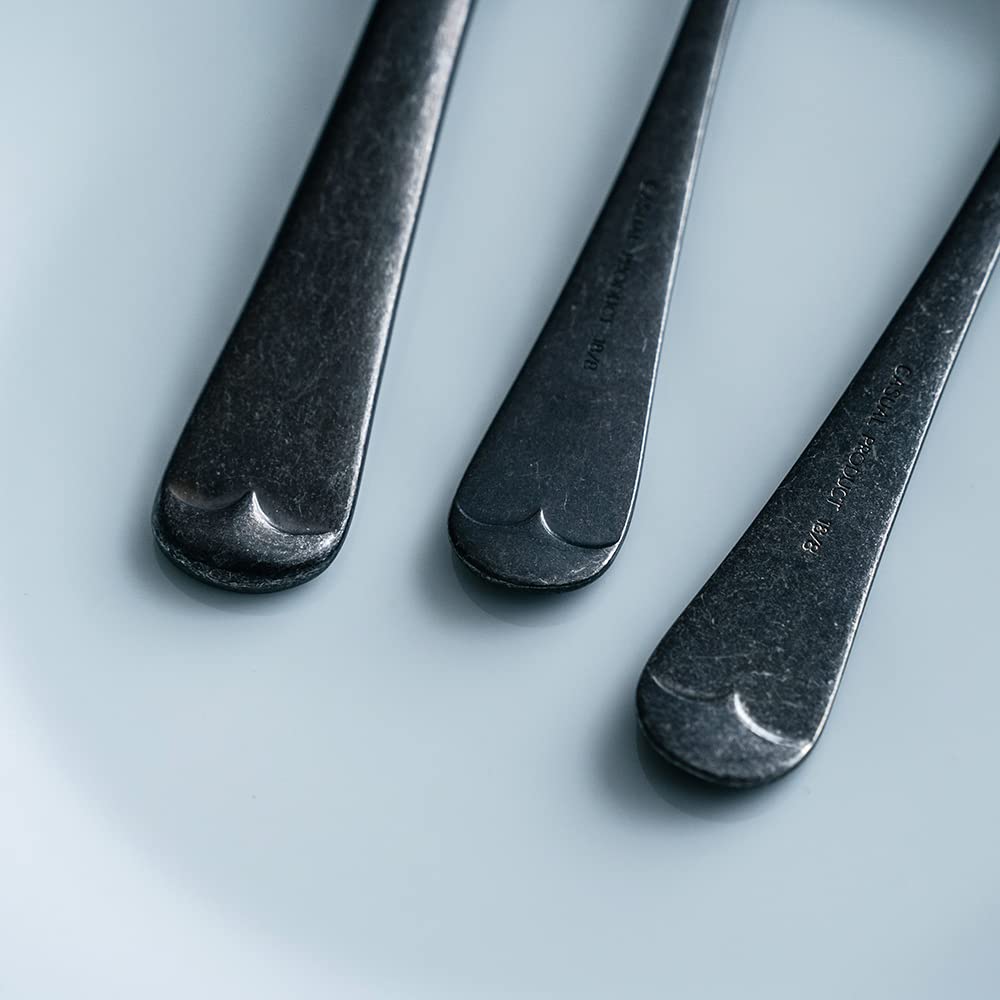 Black Vintage Inox Old English Dinner Spoon, Made In Japan, BLACKVINTAGEINOX [Authentic], Perfect for Cafes and Restaurants, Stainless Steel with