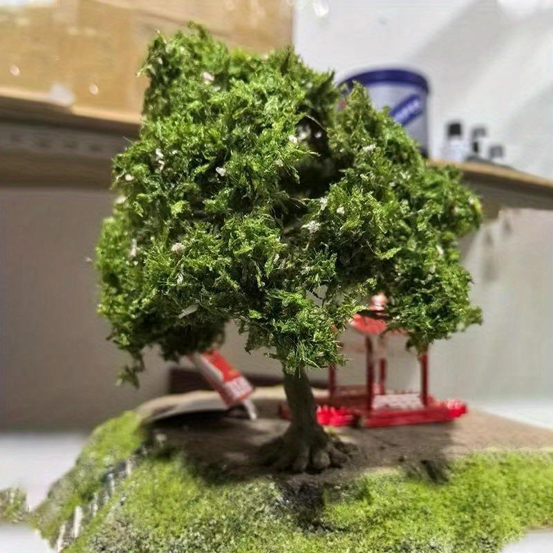 1pc Model Tree, Miniature Sand Table Architectural Model Ornament, DIY Micro Landscape Decorative Tree, Decorative Ornament Bébé