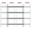 Adjustable Window Security Grille 500-650 Mm 4 Metal Bars