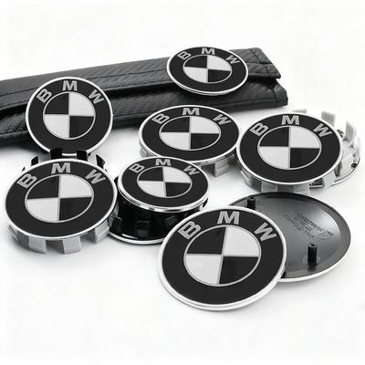 7Pc Front Hood Logo 82mm Rear Badge 74mm Hub Cap 56/68mm 45mm For F87 E64 X5G05 G26 E61 G32 X6E71 E92 F12 X5E70 G16 E12