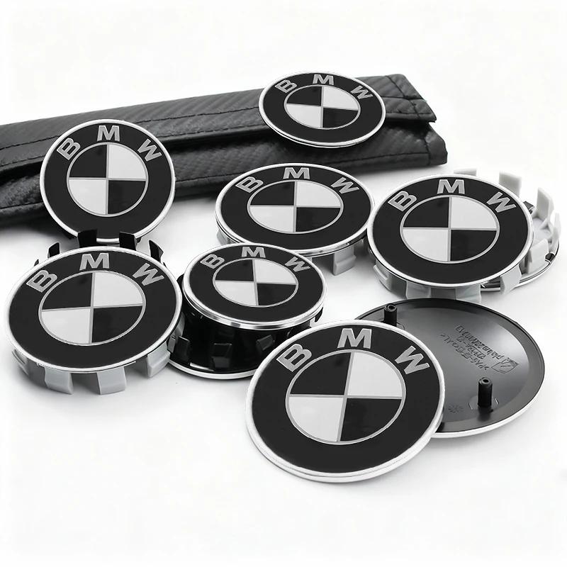 7Pc Front Hood Logo 82mm Rear Badge 74mm Hub Cap 56/68mm 45mm For BMW F87 E64 X5G05 G26 E61 G32 X6E71 E92 F12 X5E70 G16 E12
