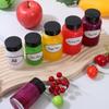 6Pcs 2oz Glass Shot Bottles with Caps - Mini Transparent Travel Bottles for Ginger Beer, Health Tonics, Juice, Samples & Whiskey