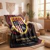 Southampton Football Print Flannel Blanket Soft Warm Sofa Bed Throw Blanket For Home Office Bedroom