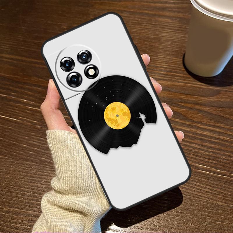 Vinyl DJ Record Art For OnePlus Nord CE 5 2 3 4 Lite N20 N30 Case For OnePlus 15 R 13 12 11 8T 10T 13T 12R 13R