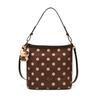 Korean Version Of Polka Dot Tote Bag Casual Temperament Large Capacity Female Foreign Style Retro Shoulder Bag Underarm Bag Bucket Bag