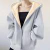 Men's Lambswool Hooded Winter Jacket - Warm, Trendy, Versatile, Solid Color
