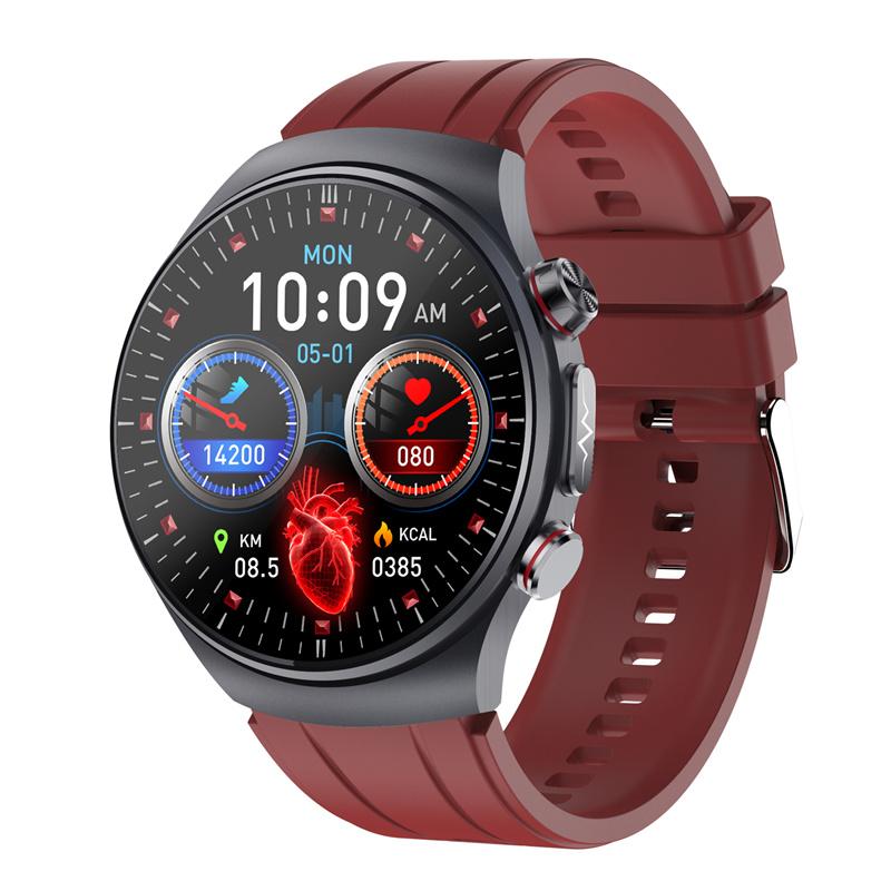 ET488 AMOLED Smart Watch Heart Rate Blood Pressure ECG Health Monitor SOS Wristwatch Sports Fitness Tracker Men Women Smartwatch
