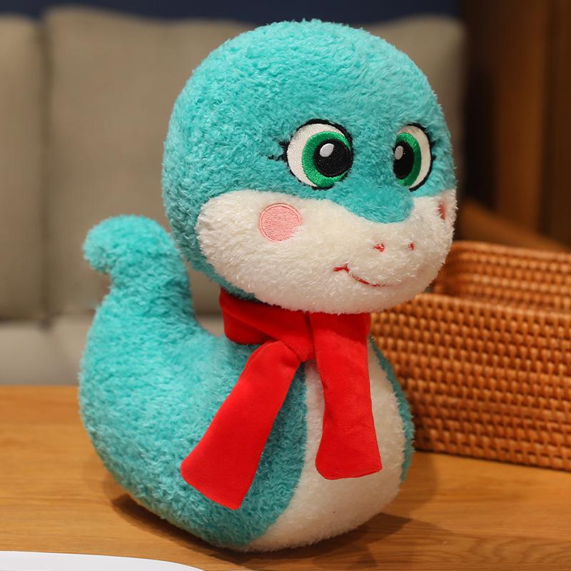 Year Of The Snake Mascot Doll 2025 Zodiac Snake Plush Toy Company Annual Meeting Event Gift Spring Festival Gift