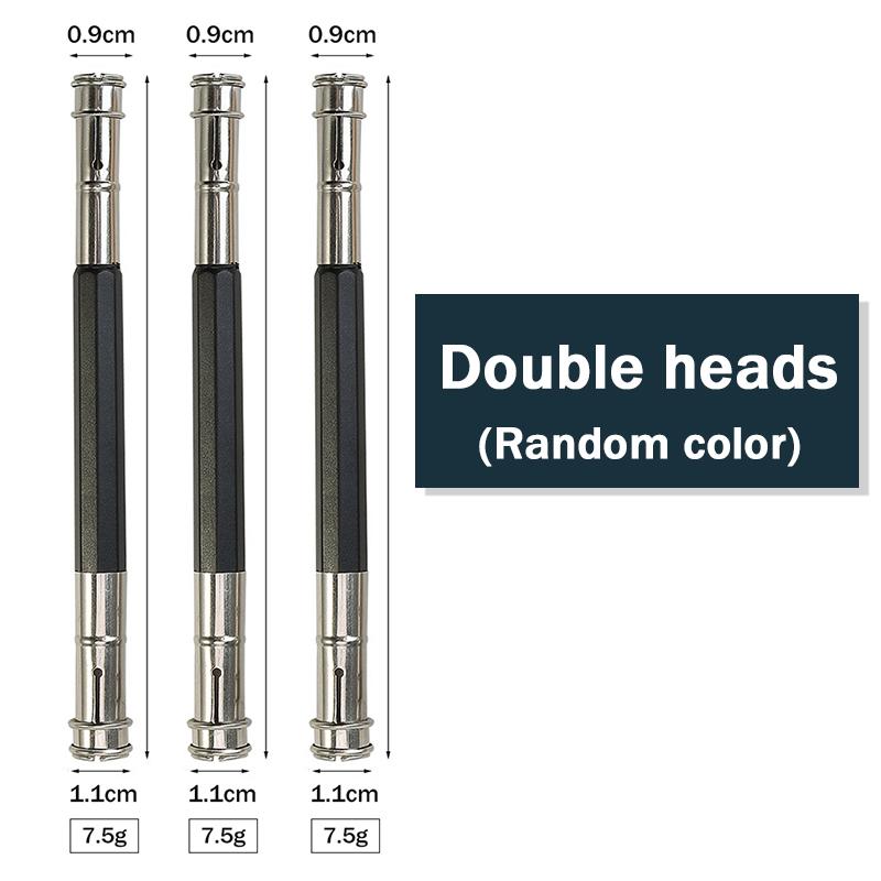 Suport prelungitor creion reglabil cu cap simplu/dublu, tijă prelungitoare metalică/lemn, creioane rotunde/triunghiulare/hexagonale, suport pentru creioane