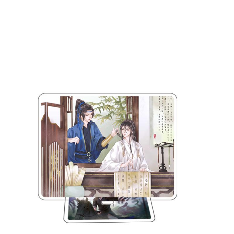 Spiel Anime Acryl Cosplay Charakter Ständer Acryl Figur Ständer Bemalt Schreibtisch Dekor Ornament Geschenk Modell 15cm