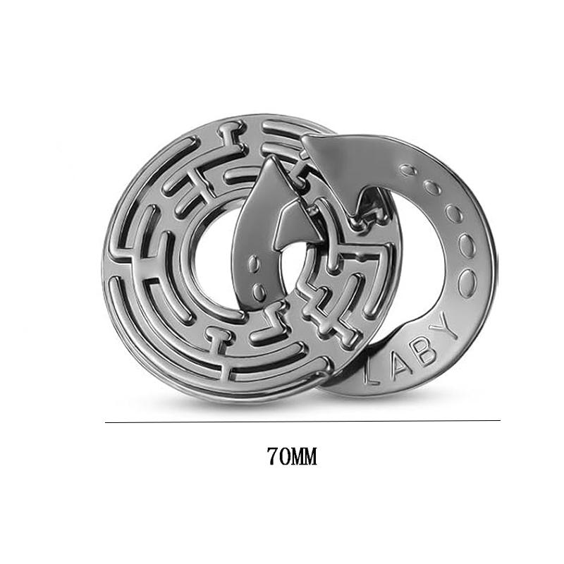 

Maze Lock Brain Teaser Puzzles Magic Mind Challenge Unlock Interlocking Games IQ Smart Logic Test Toys Kids Educational Gifts