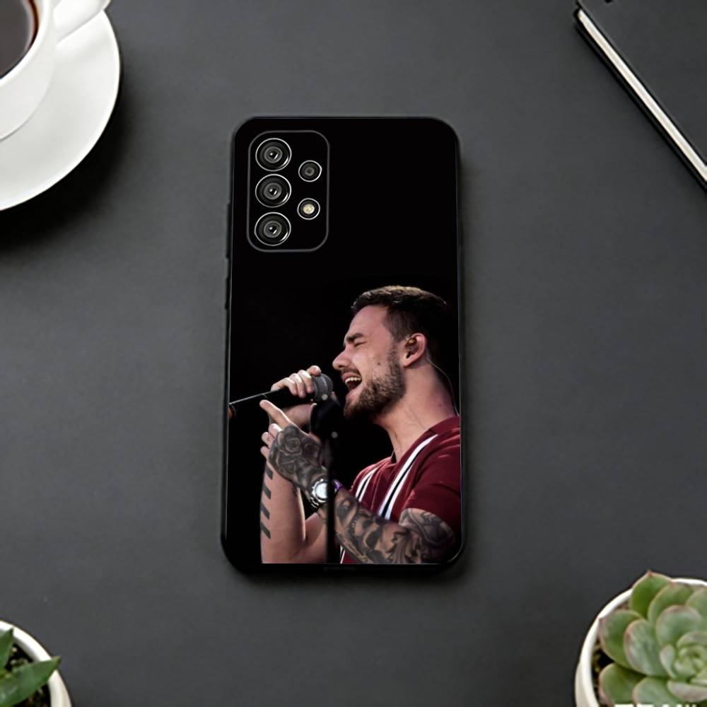 

S-Singer L-Liam Payne Phone Case For Samsung S25,S24,S21,S22,S23,S30,Ultra,S20,Plus,Fe,Lite,Note,10,Black Cover Samsung S20ULTRA5G