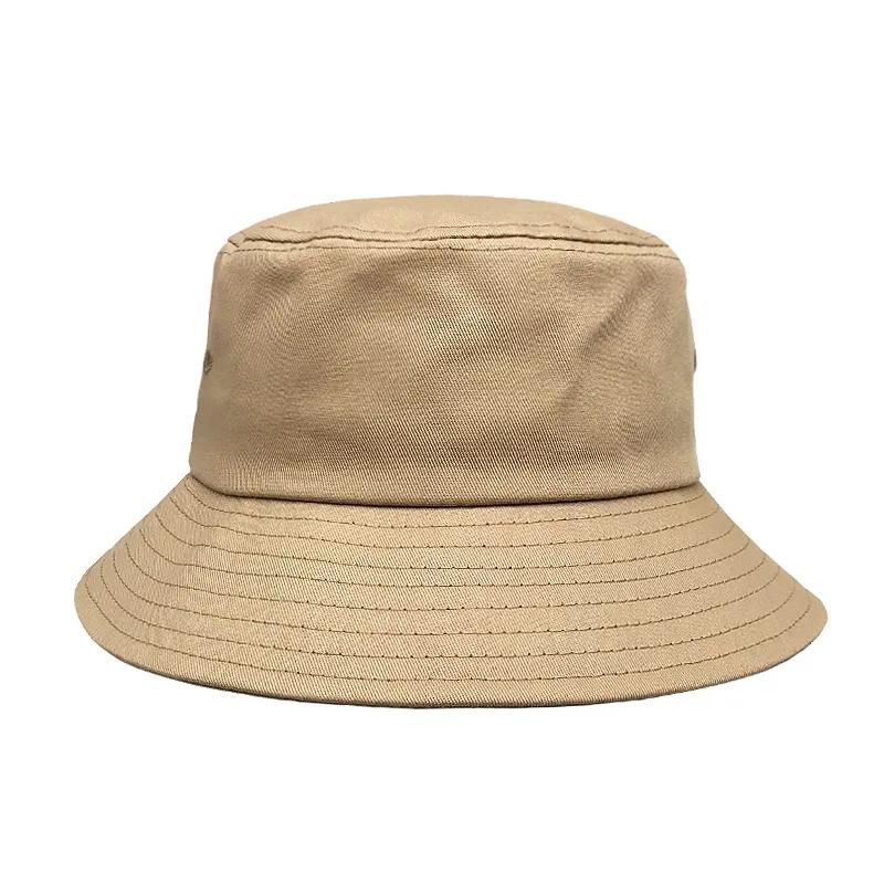 Bob Big Head Bucket Hats 61CM for Men Women Summer Mountaineering Hat with String Large Panama Custom Logo French Bob Wholesale