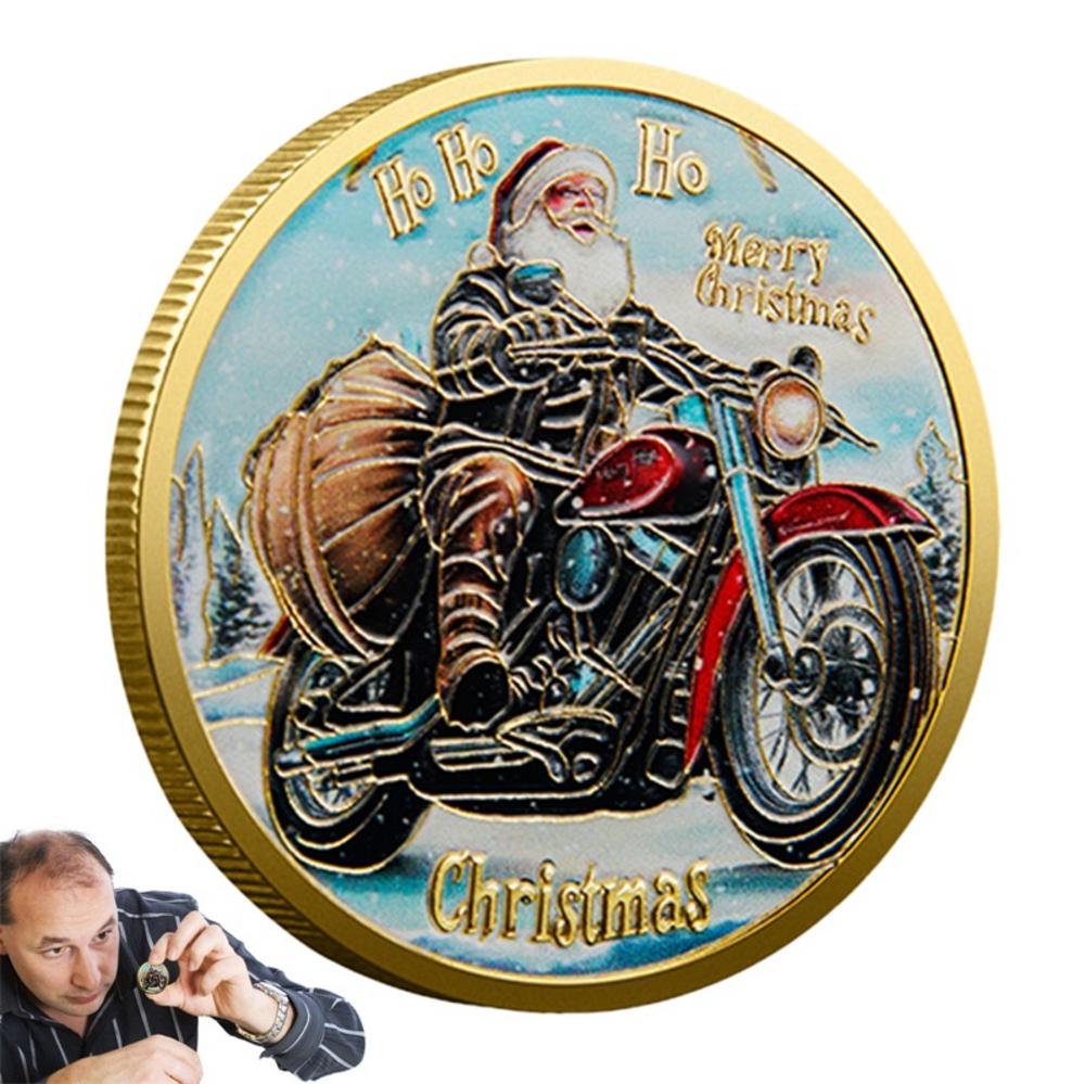 

Christmas Coin Cartoon Design Fake Coin Commemorative Souvenir Holiday Home Decoration Party Supplies For Family Gatherings
