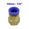 Air Pipe Fitting 10mm 12mm 8mm 6mm 4mm Hose Tube 1/8" 3/8" 1/2" 1/4" Female Thread Brass Pneumatic Straight Connector PCF type
