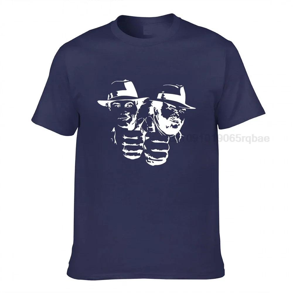 Bud Spencer Terence Hill Unisex T Shirt 100 Cotton Short Sleeve Tee Shirt Fighter Crewneck Tshirt Tops Plus Size Gamer Streetwear
