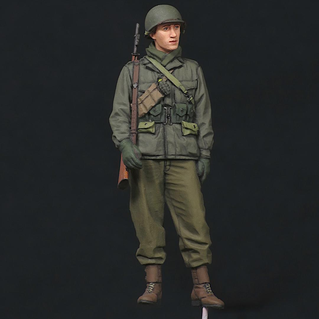 

[USED] Alpine Miniatures American Soldier 1/35 Scale Figure (Finished Product B)