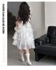 Girls' Shimmering Princess Sleeveless Ruffle Dress - 2026 Summer Holiday New Arrivals for Middle and Older Children
