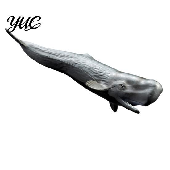 Educational Ocean Animal Toys Realistic Whale Model, Marine Creature Figurines, Beluga, Orca, Blue Whale, Gray Collectible Sea Life Figures