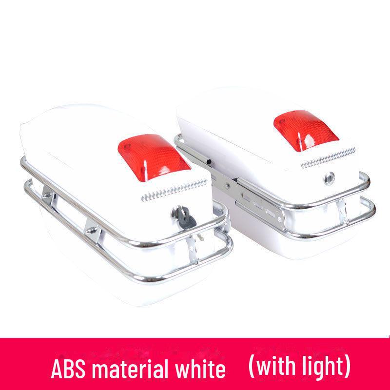 K6 Motorrad-Seitenbox mit Lichtern – 2 oder 3 Boxen, ABS-modifizierter Kofferraum und Heckbox