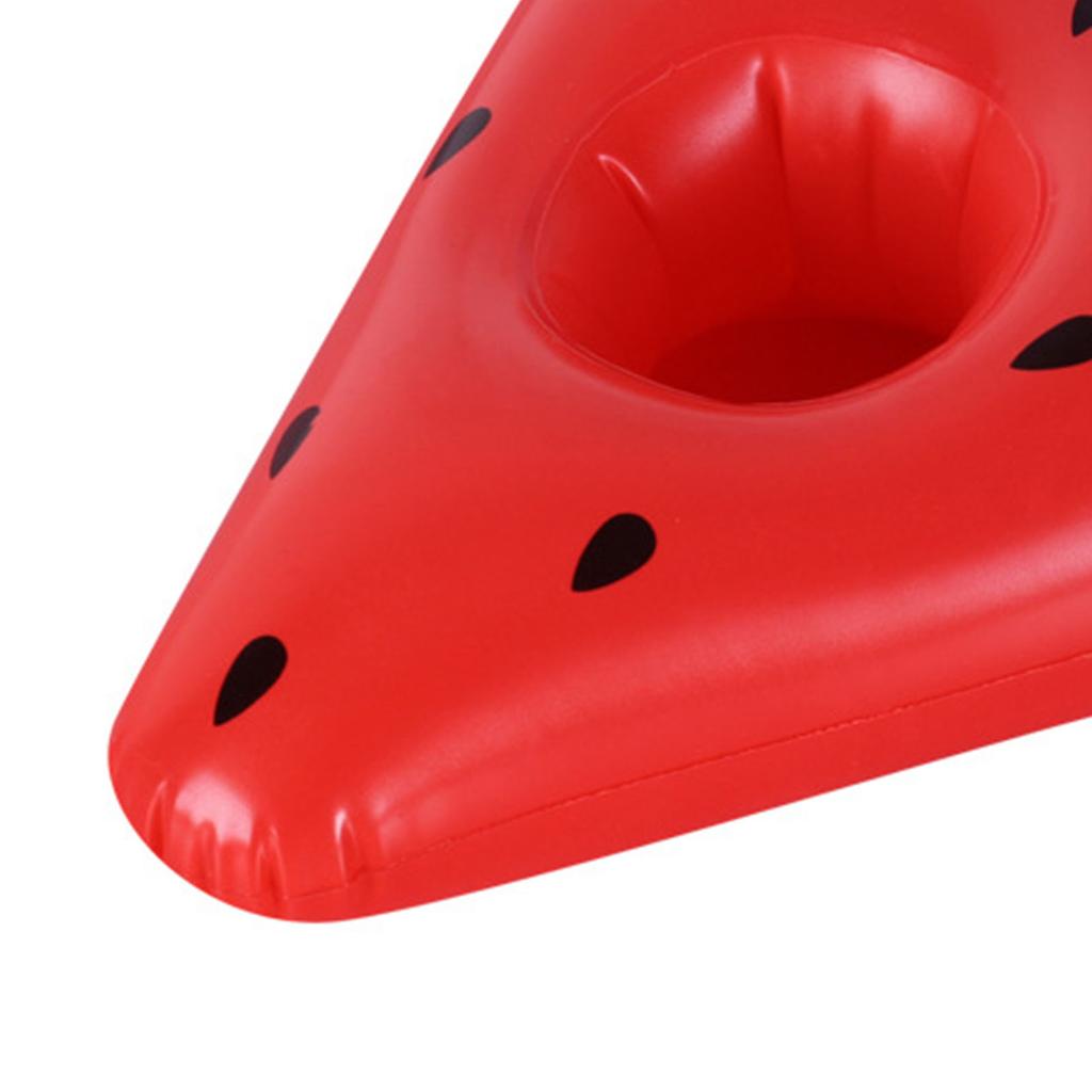 Nadmuchiwany uchwyt na napoje do basenu Kształt arbuza i pizzy Pływaki Zabawki wodne dla dzieci