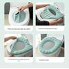 Haishidike Winter Plush Knitted Toilet Seat Covers (10-Pack)